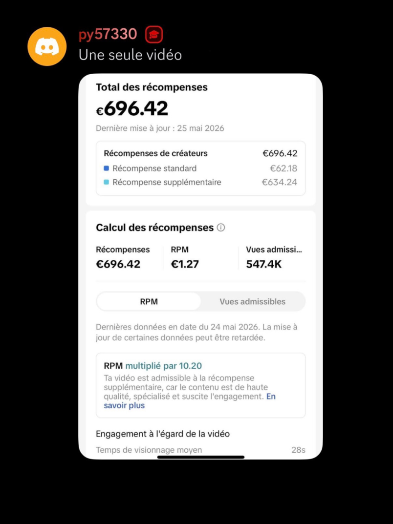 Résultat élève 3
